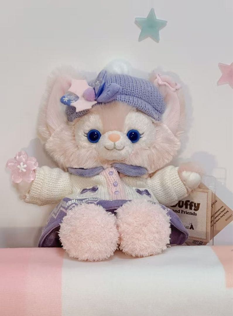 【お顔厳選】新作　香港ディズニー　冬限定　リーナベルぬいぐるみSSSサイズ