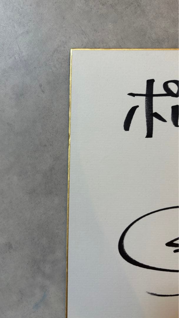 ポルノグラフィティ 岡野 昭仁 サイン 色紙