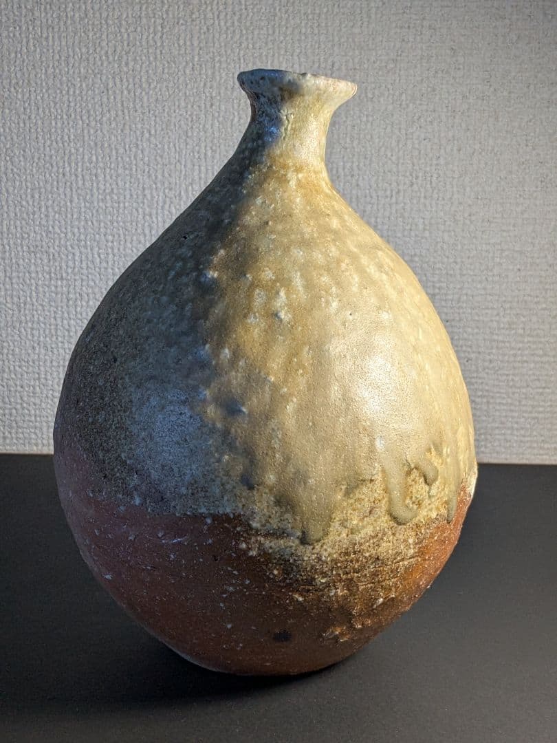 信楽焼　寺垣外窯　杉本貞光　花入　茶碗　毎日オークション出品