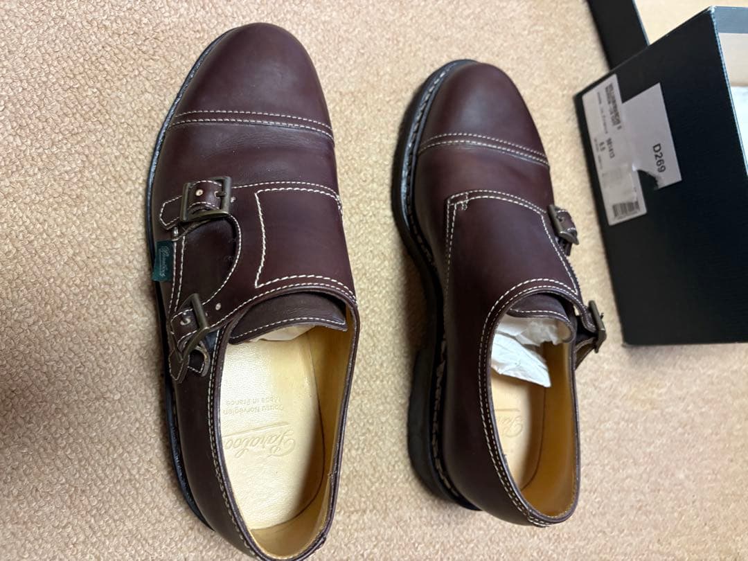 試着のみ　パラブーツ　ダークブラウン ウィリアム