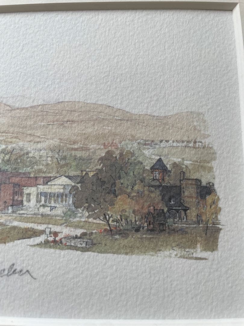 レオナルドウェーバー ウィリアムズタウン リトグラフEdition251/350