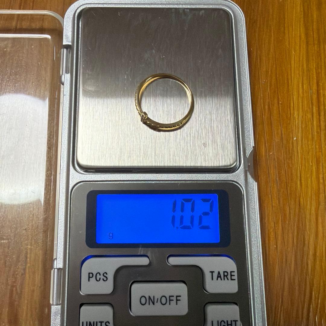 【K18】✨クロスモチーフダイヤモンドデザインリング✨