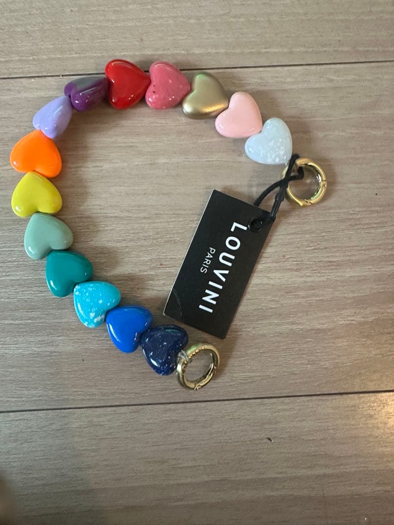 LOUVINI カラフルハートストラップ