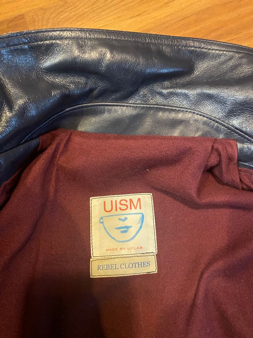 ダブルライダースジャケット アンダーカバー　ネイビー