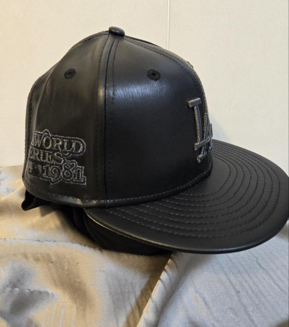 新品・正規品 NEW ERA 59FIFTY アップルレザー ドジャース