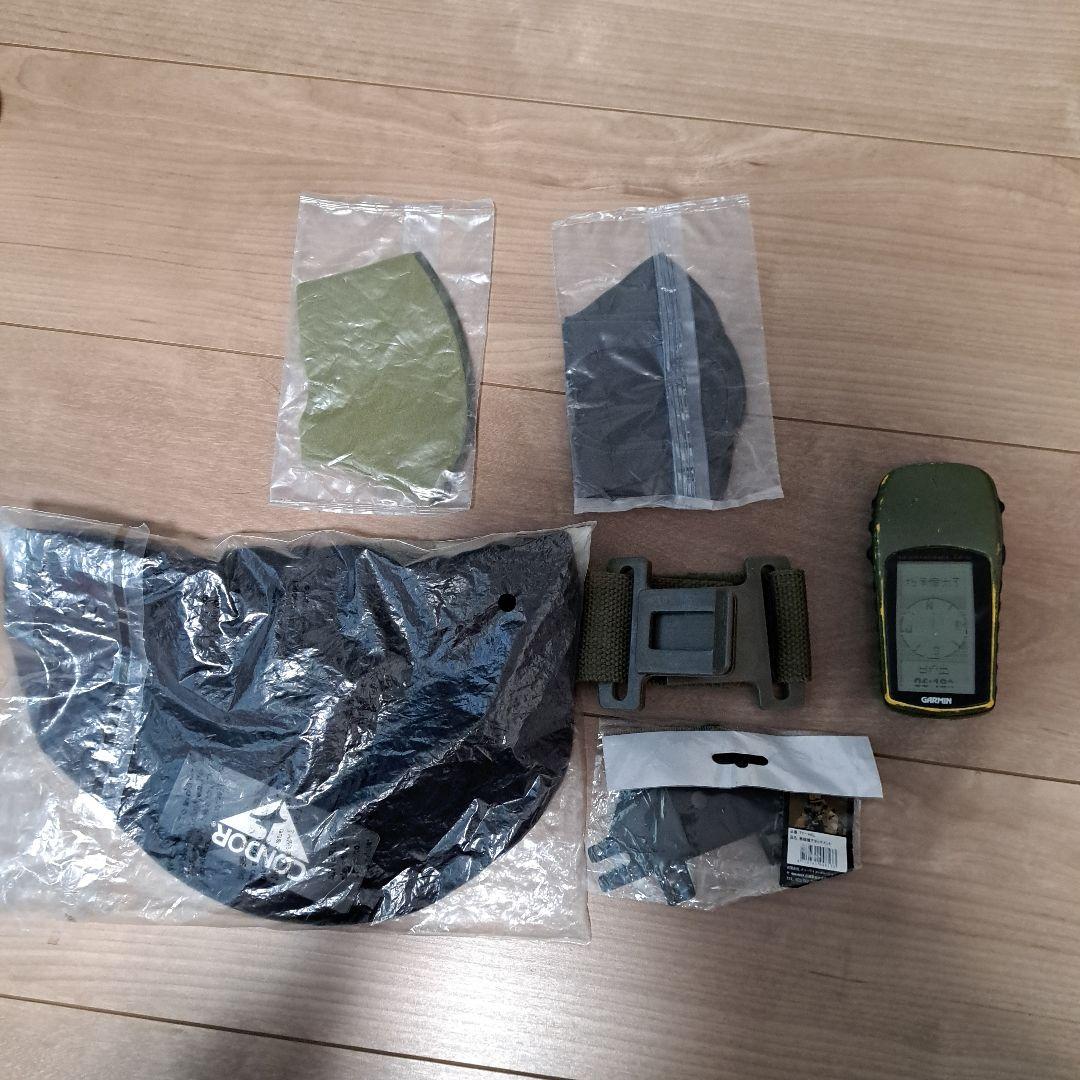 88式鉄帽、OD戦闘服等、GARMIN等自衛隊豪華11点セット