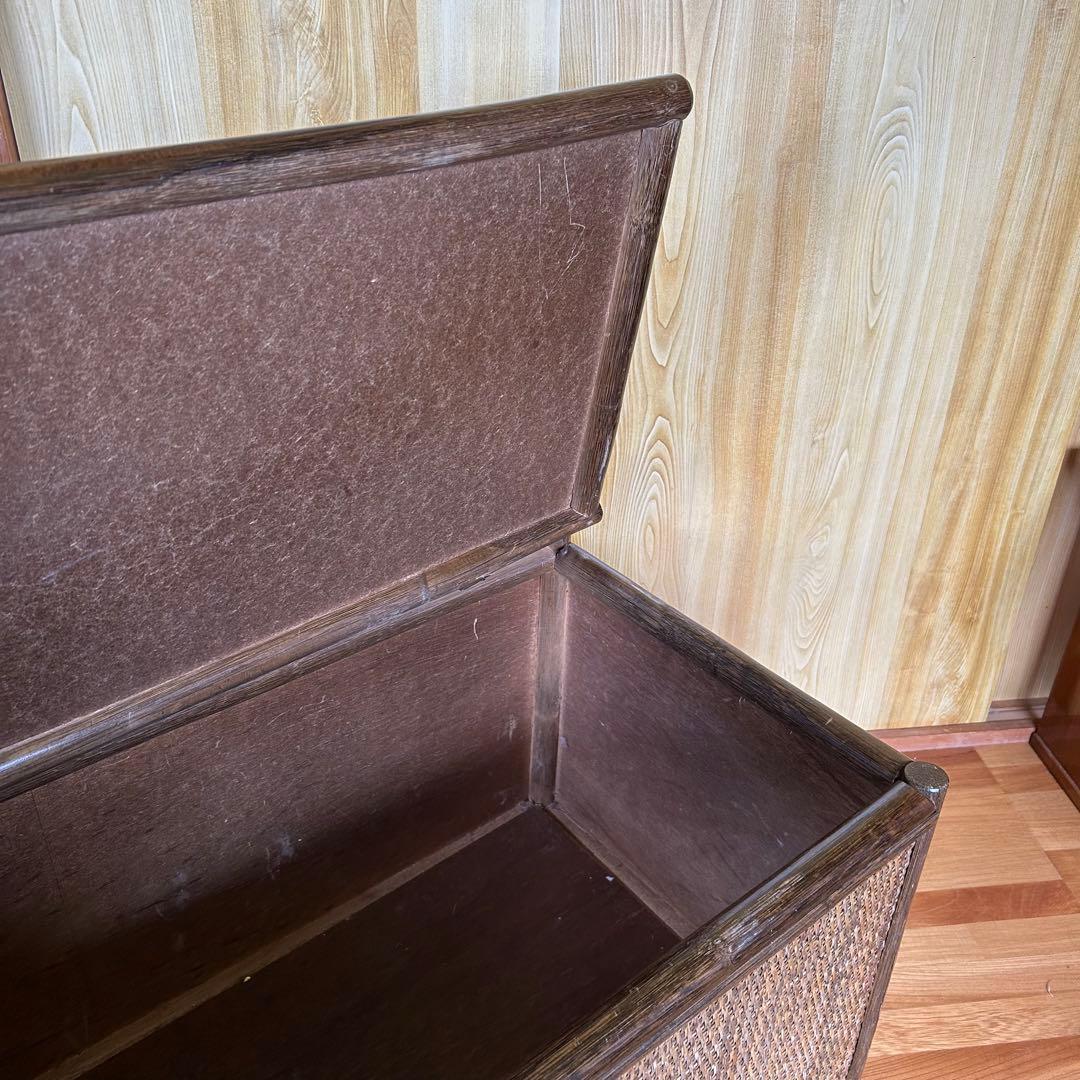 ラタン 籐 ベンチ