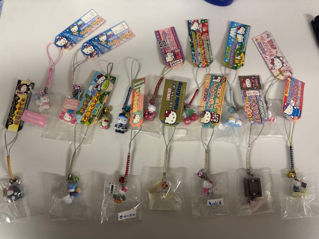 ハローキティ ストラップ 59個 ご当地キティー　平成レトロ　サンリオ