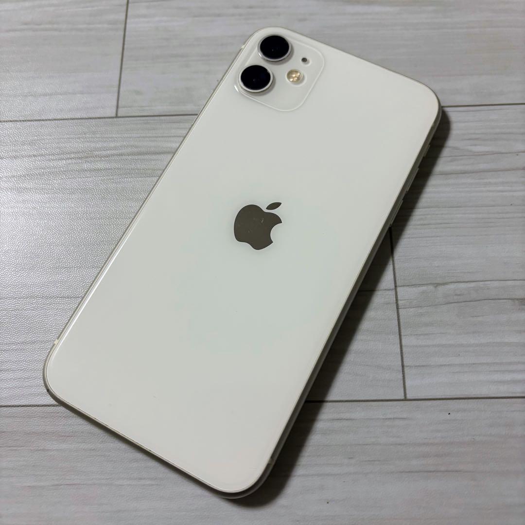 iPhone11 128GB ホワイト 表示不良あり バッテリー交換済 おまけ付
