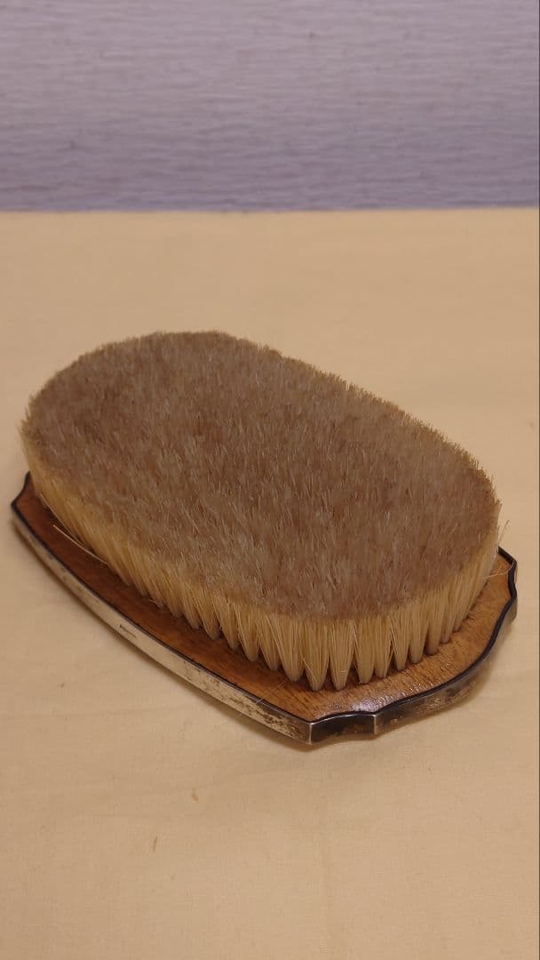 アンティーク　銀製　彫金　ブラシ　シルバー925保証