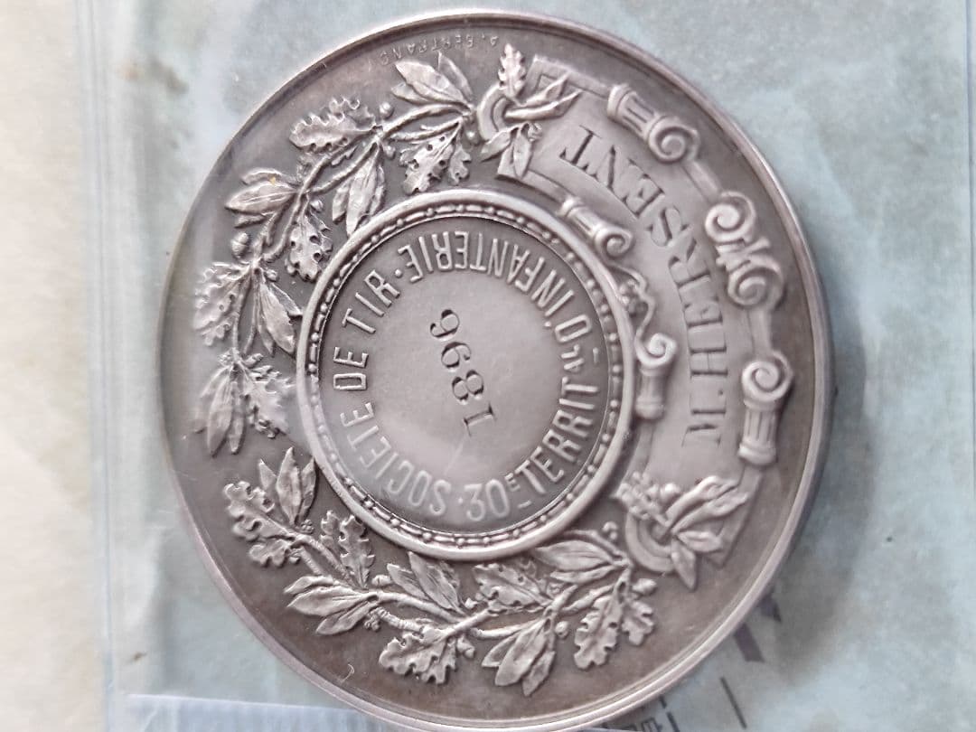 【超レア】1880's フランス マリアンヌ シルバー 銀メダル