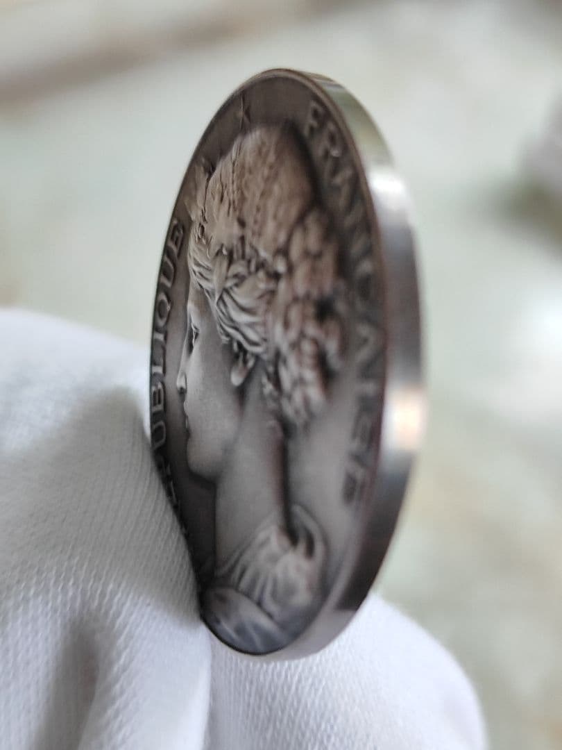 【超レア】1880's フランス マリアンヌ シルバー 銀メダル