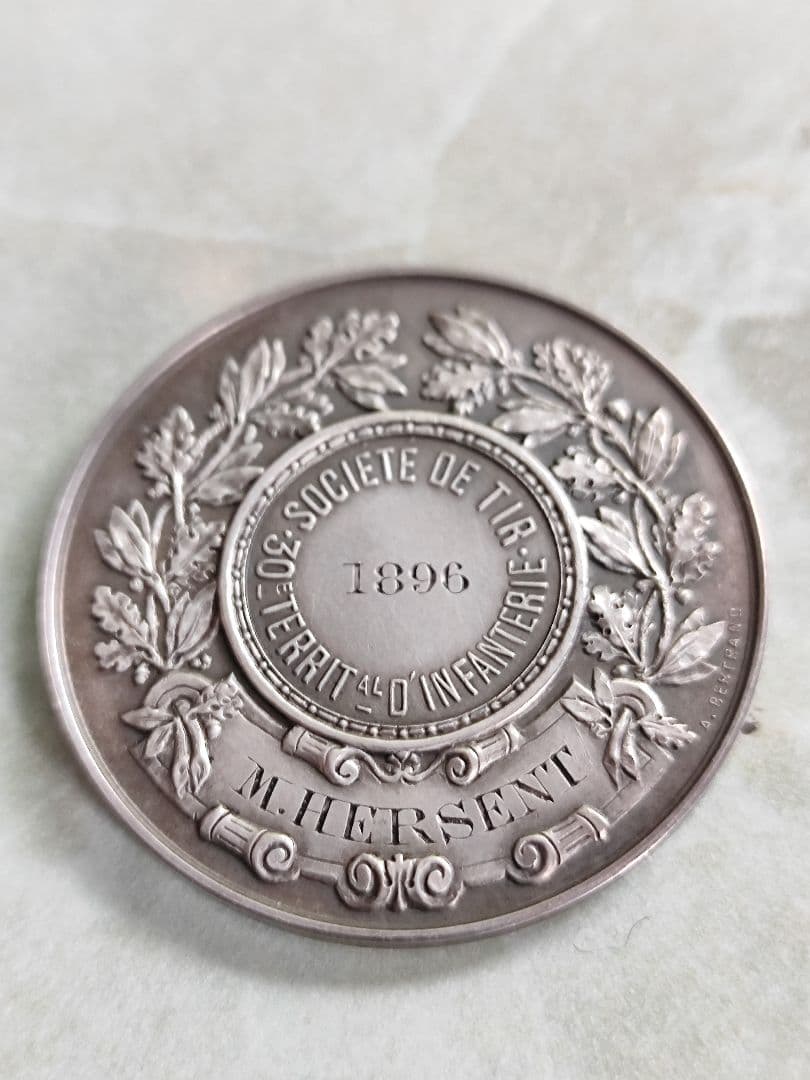 【超レア】1880's フランス マリアンヌ シルバー 銀メダル