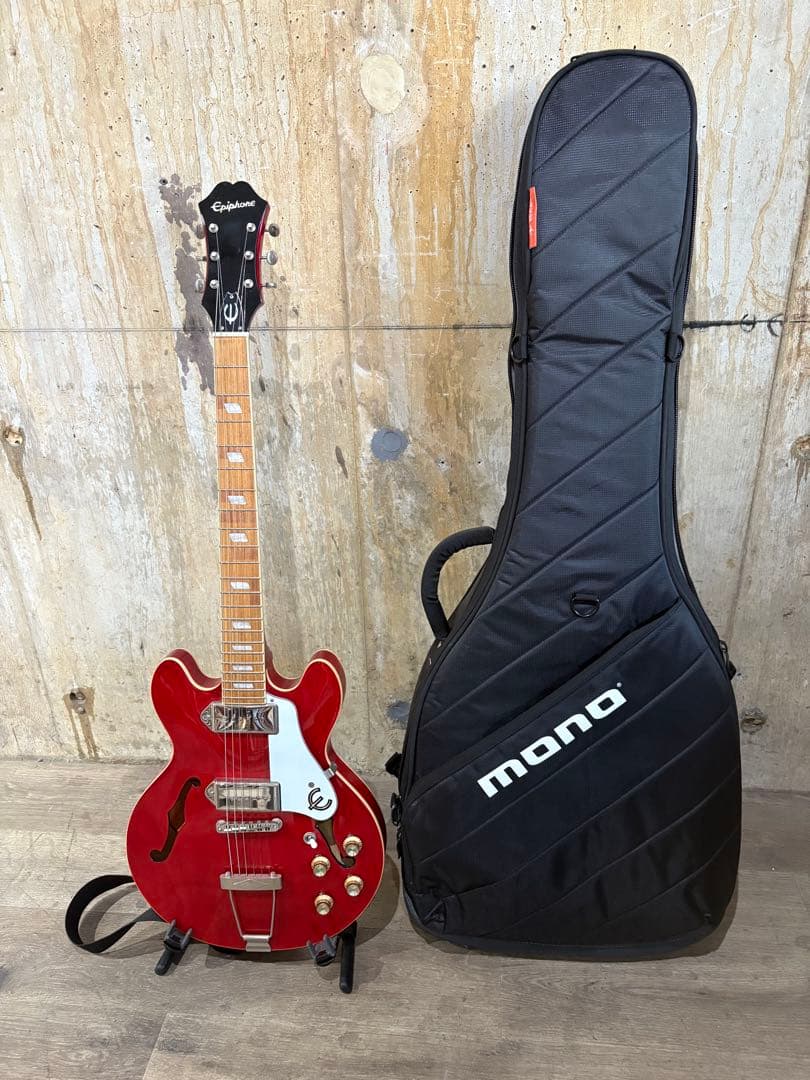 Epiphone Casino Coupe CH フルアコ　ギター　ケース付