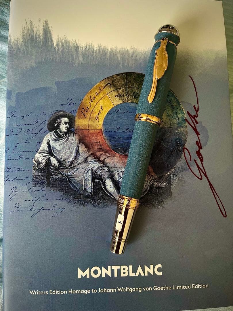 [新品未使用品]Montblanc モンブラン 作家シリーズ　ゲーテ　万年筆