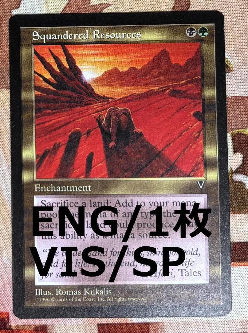 VIS 資源の浪費/Squandered Resources MTG