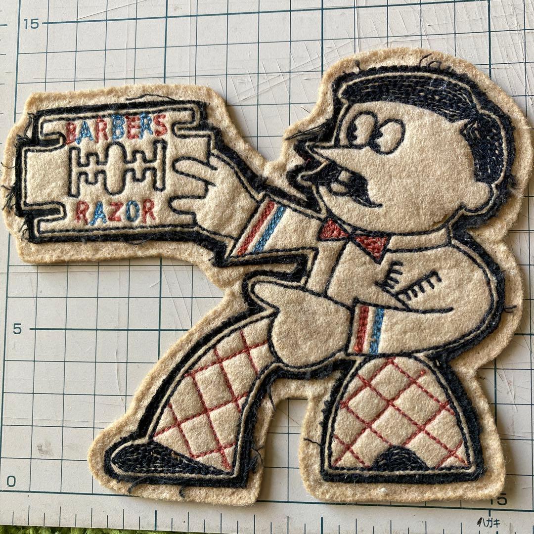 ノースノーネーム north no name フェルトパッチ　BARBERS
