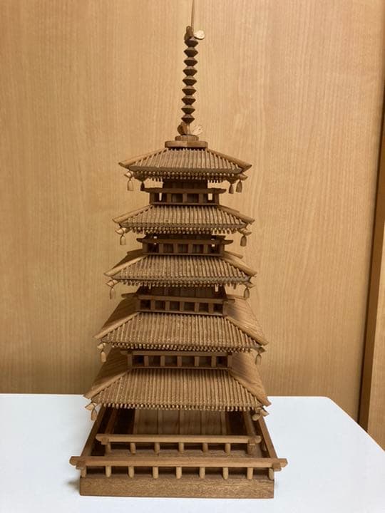 五重塔　爪楊枝アート