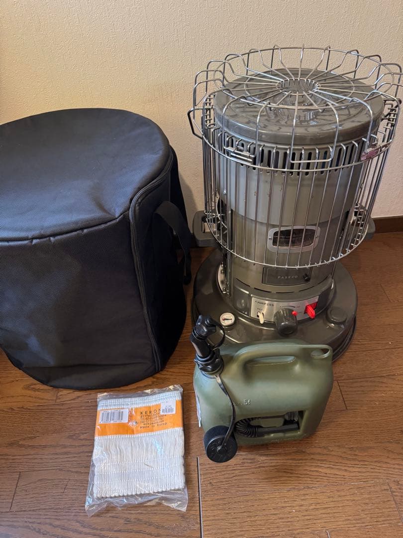 パセコ　camp25S アーミーグリーン　美品　新品替え芯、専用ケース付き