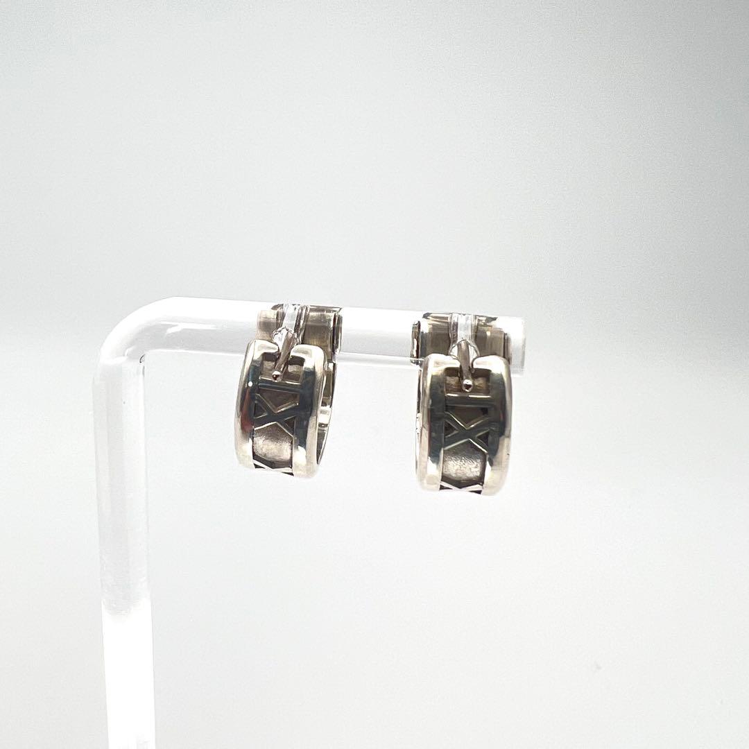 【美品】TIFFANY & Co. ティファニー アトラス フープ ピアス両耳用