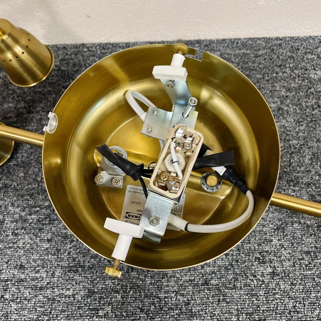 IKEA バロメーテル シーリングライト 電球 リモコン付