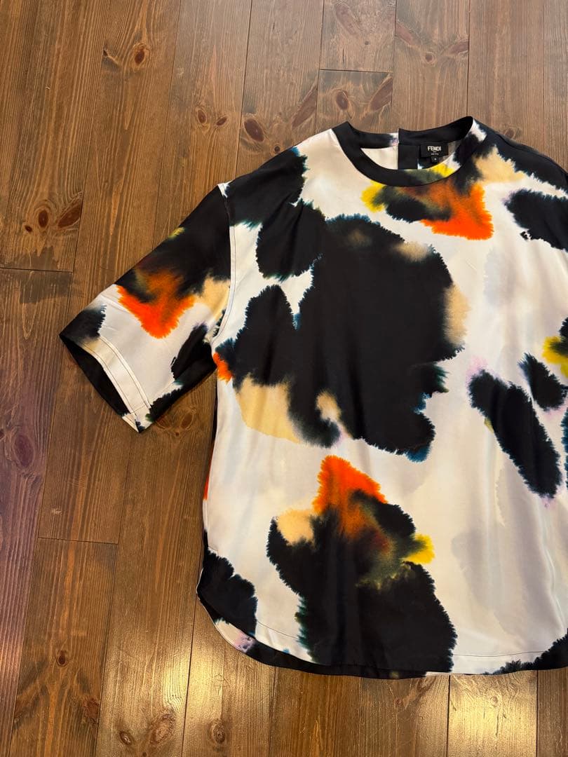 新品未使用★FENDIシルクカットソー★FENDIフェンディーロンハーマン