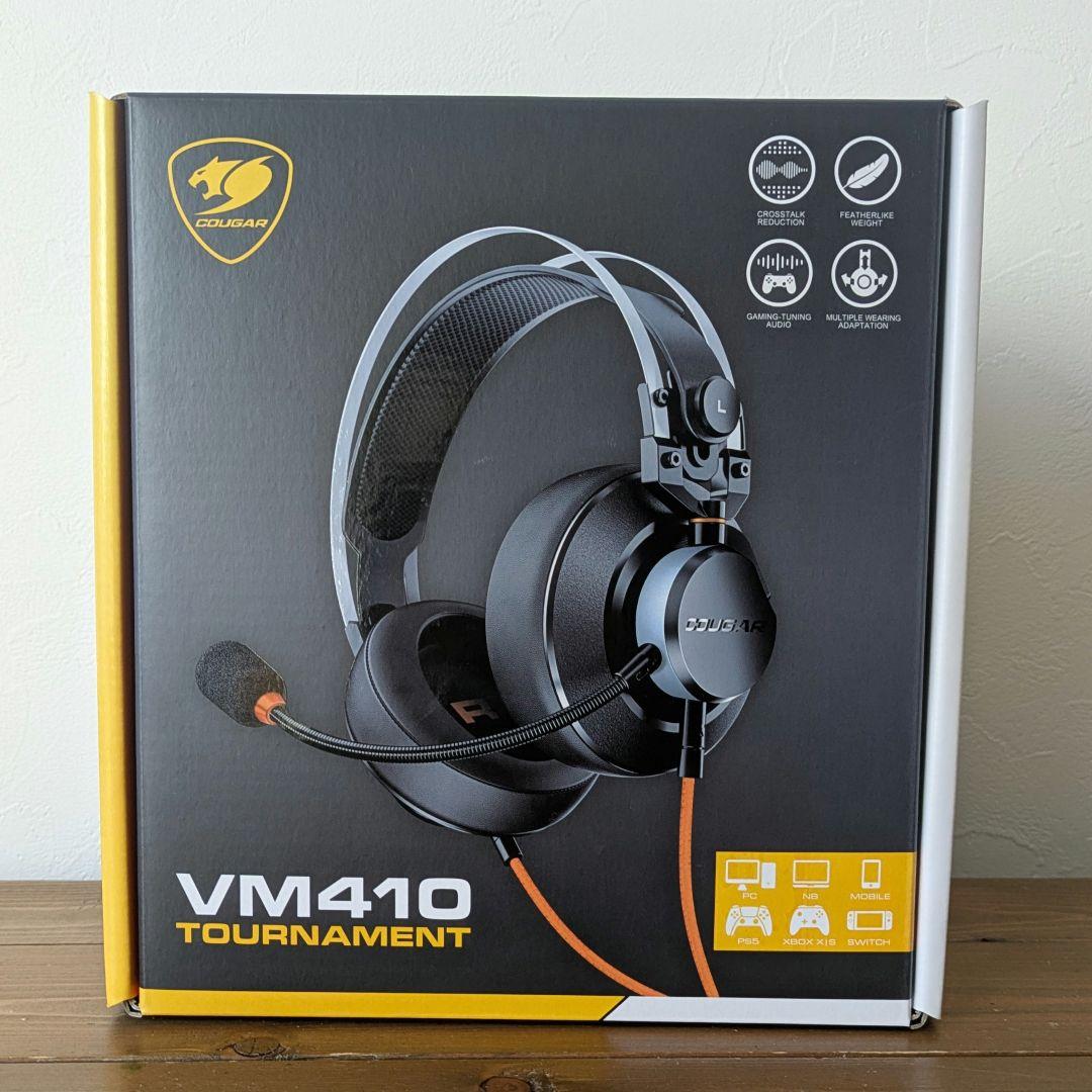 COUGAR VM410 ゲーミングヘッドセット ノイズキャンセリングマイク