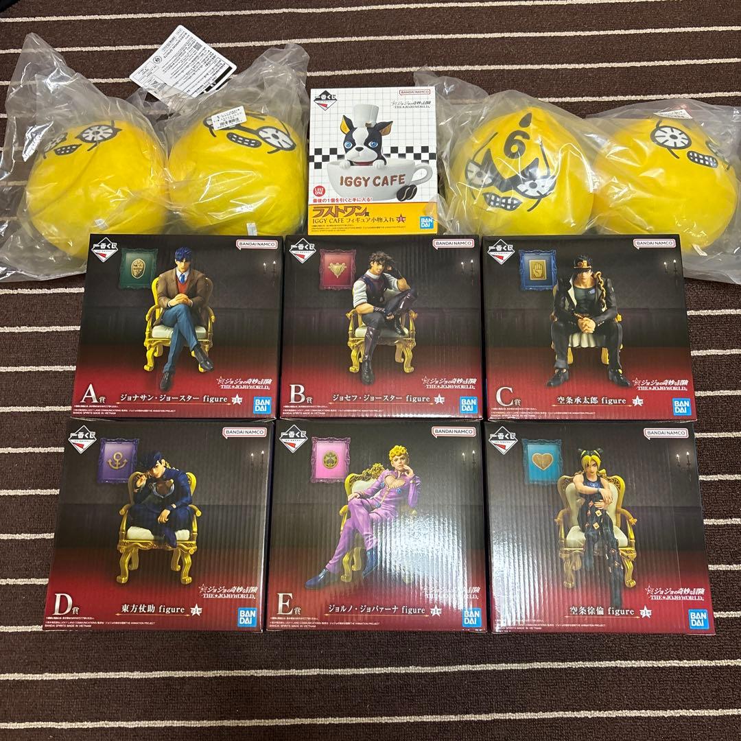 一番くじ　ジョジョの奇妙な冒険 もちもちもっち2種＋フィギュアコンプ　ポスター