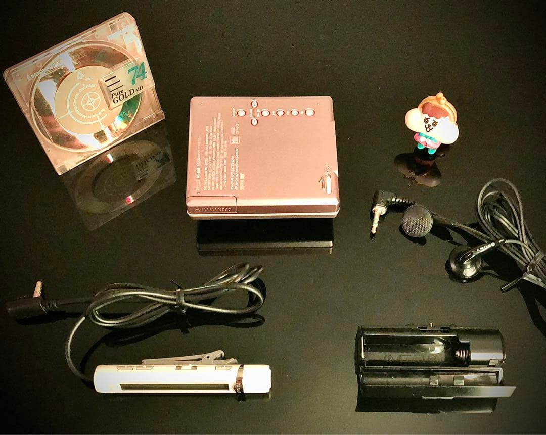 MD プレイヤーSony MZ-E520 世界最小最薄「整備済み、￼完動美品」