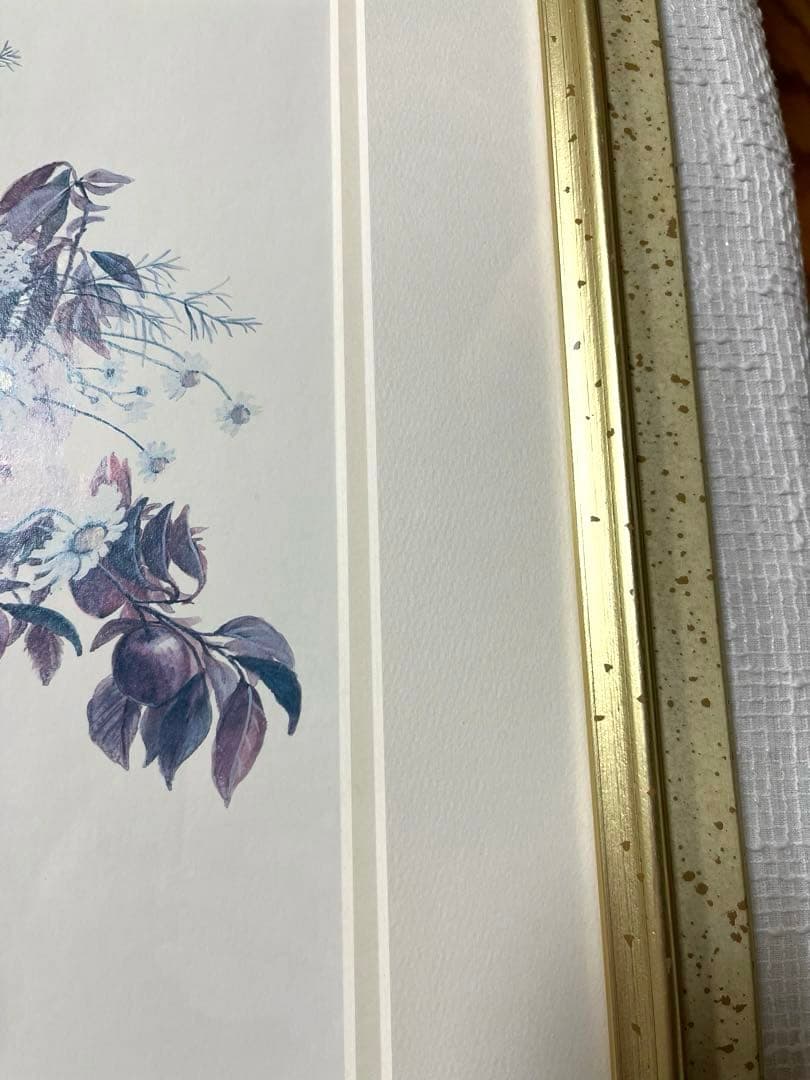 【限定品‼️】橋本不二子作　「Red Plumを頂いて」　限定版画　直筆サイン入り