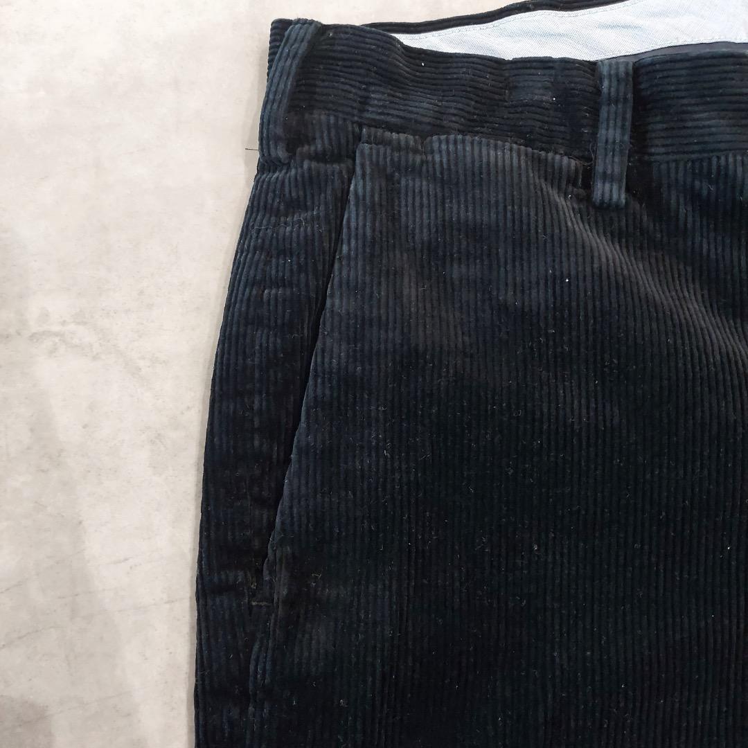 ポロ ラルフローレン W32 ポロチノ コーデュロイパンツ 古着 黒 16196
