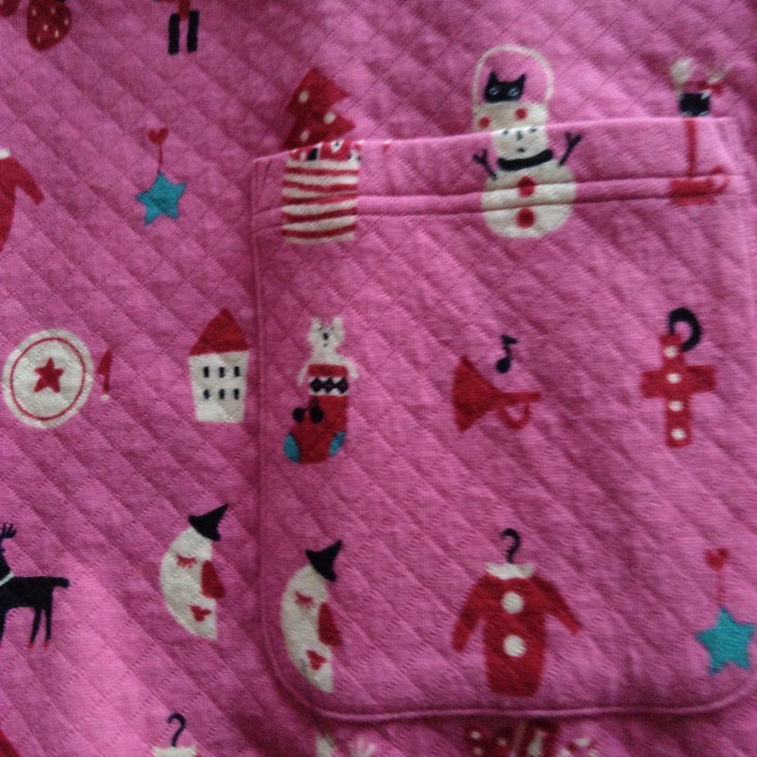 マタノアツコルームウェア　ワンピース　あったか素材　Lピンク