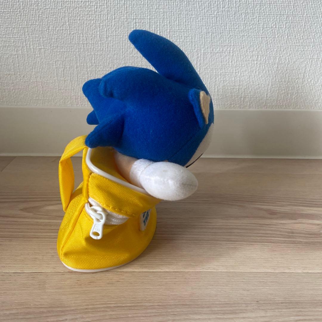 セガ ソニック ぬいぐるみ ポーチ型　　平成レトロ　希少　レア　非売品　1994