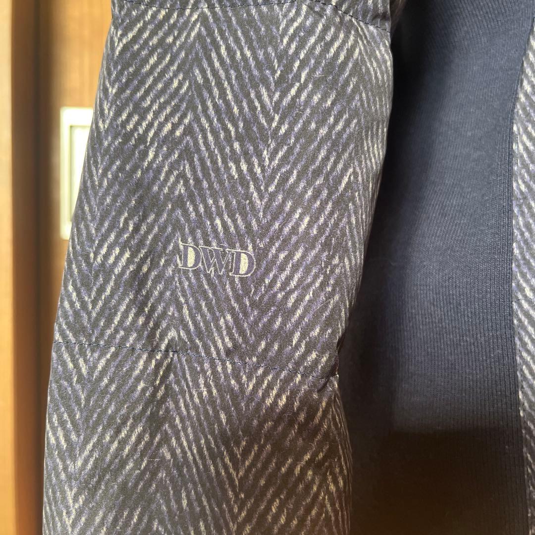 ダンスウィズドラゴン　ダウンジャケット レディース　ネイビー D刺繍