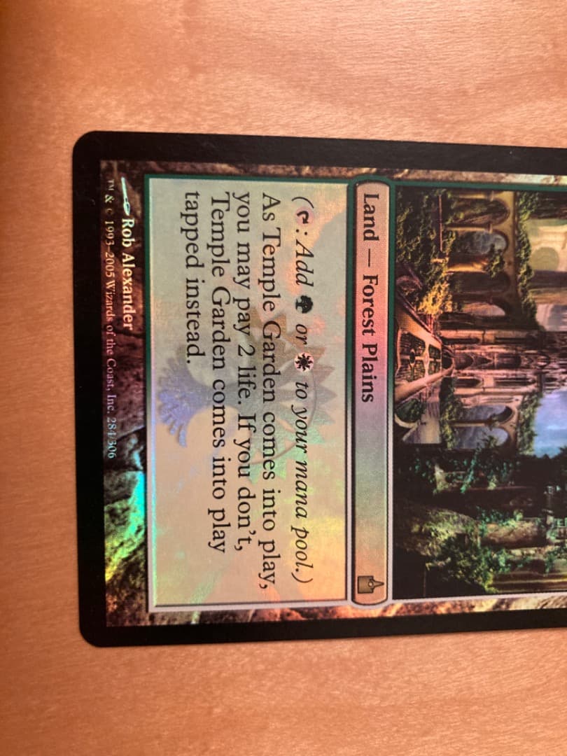 RAV 寺院の庭　英語 初版 FOIL1枚 ラヴニカ フォイル