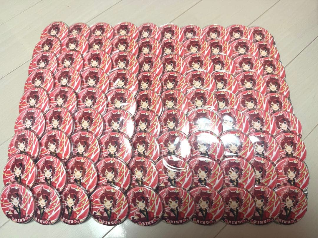 すとぷり 莉犬 缶バッジ すとめも9 90個