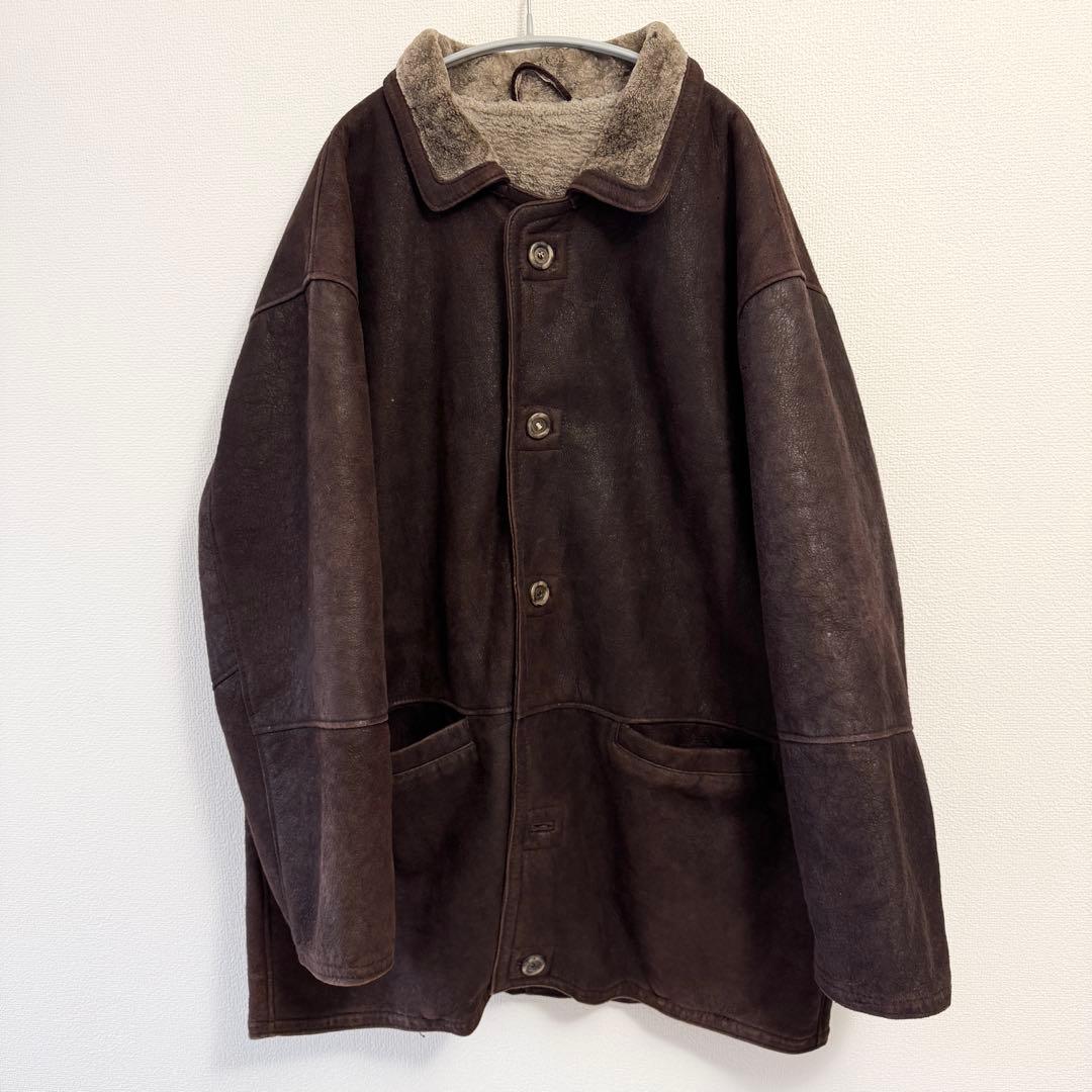 ムートン ブラウン シープ？ ショートコート
