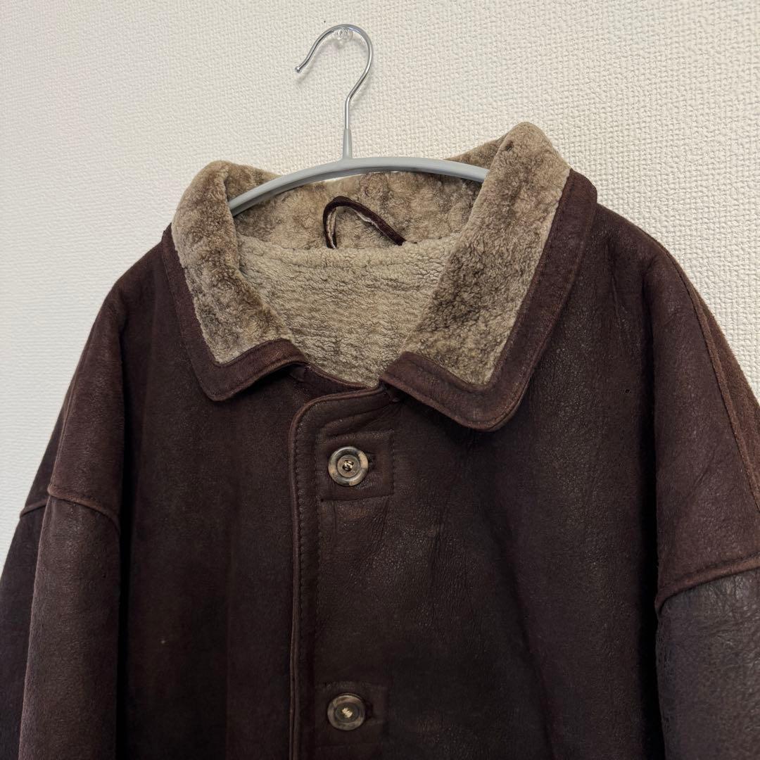 ムートン ブラウン シープ？ ショートコート