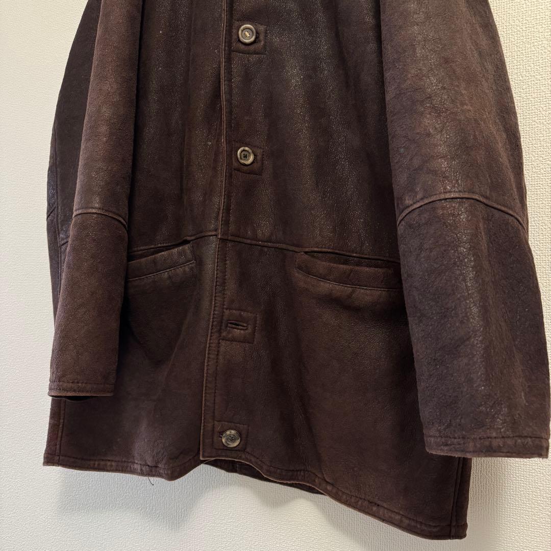 ムートン ブラウン シープ？ ショートコート