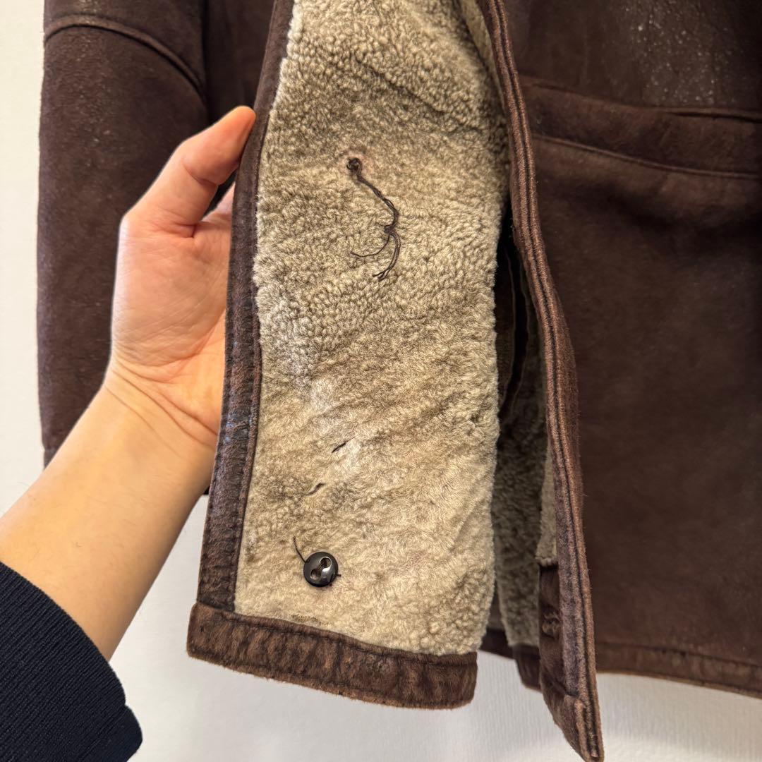 ムートン ブラウン シープ？ ショートコート