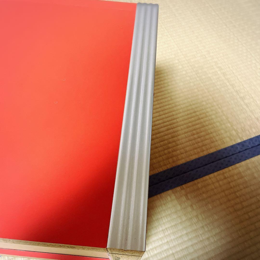 （廃盤）スペースエイジ　レグナテック　テレビボード　赤　レトロポップ　白井産業