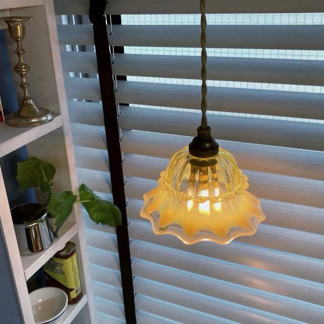 ヴァセリンガラス　【John Walsh】　シェードとランプスタンド　☆専用☆