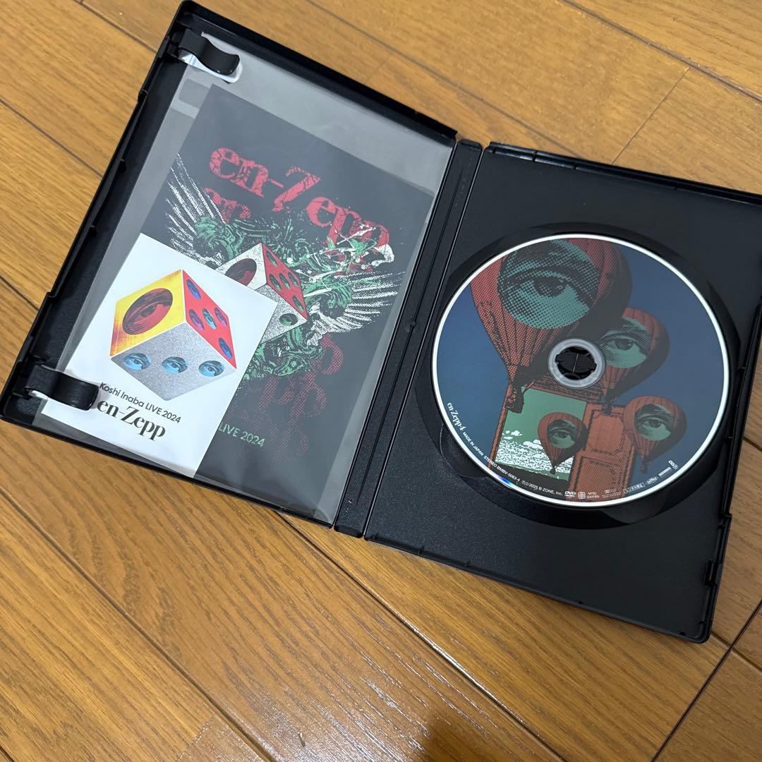 【DVD】Koshi Inaba LIVE 2024 en-Zepp訳ありセット