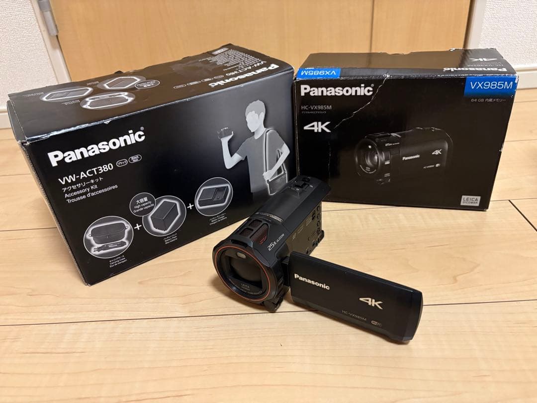 Panasonic HC-VX985M 4Kビデオカメラアクセサリーキット付