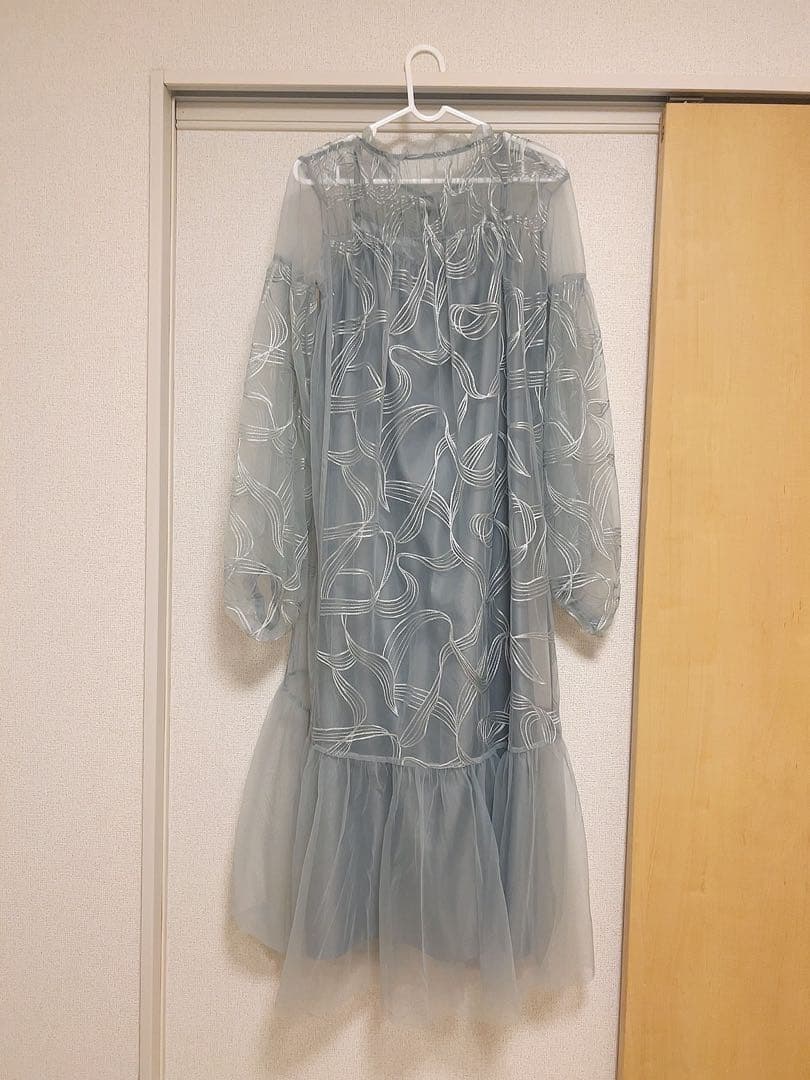 Dorry Doll リボン刺繍ギャザードレス