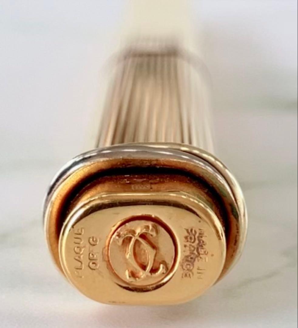 カルティエ トリニティ キャップ式ボールペン ゴールド