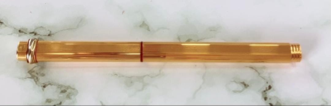 カルティエ トリニティ キャップ式ボールペン ゴールド