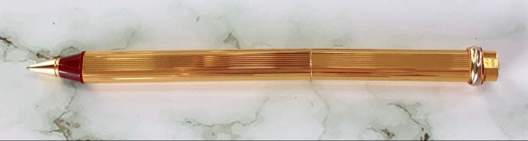 カルティエ トリニティ キャップ式ボールペン ゴールド