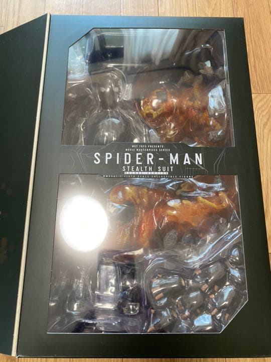 【美品】ホットトイズ ムービーマスターピース スパイダーマン ステルススーツ