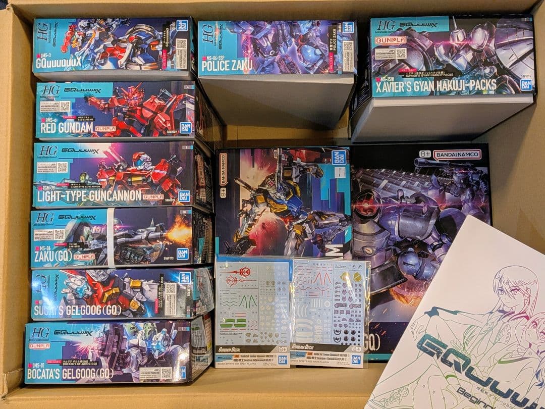 ジークアクス HG 10点 デカール2点 ＋特典 Gquuuuuux